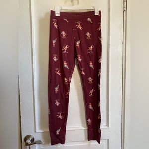 Santa thermal style pajama pants